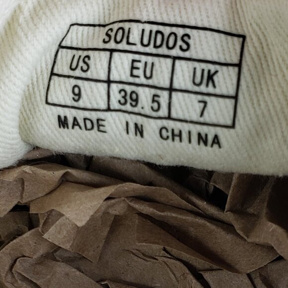 Soludos Espadrilles Shoes Embroidered Canvas Jute Bohemian Resortwear size 9 - Picture 7 of 13